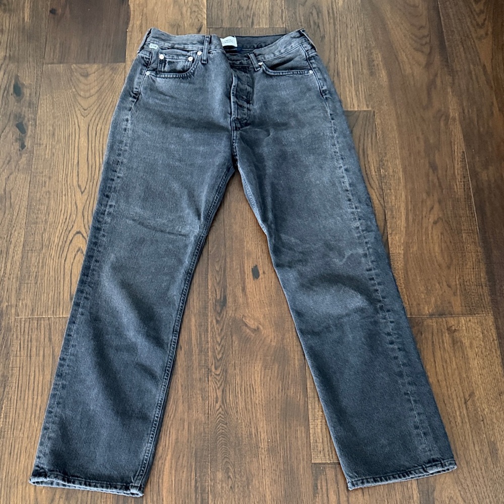 Citizens Of Humanity Women's Blaine Straight Jeans in Vintage Black